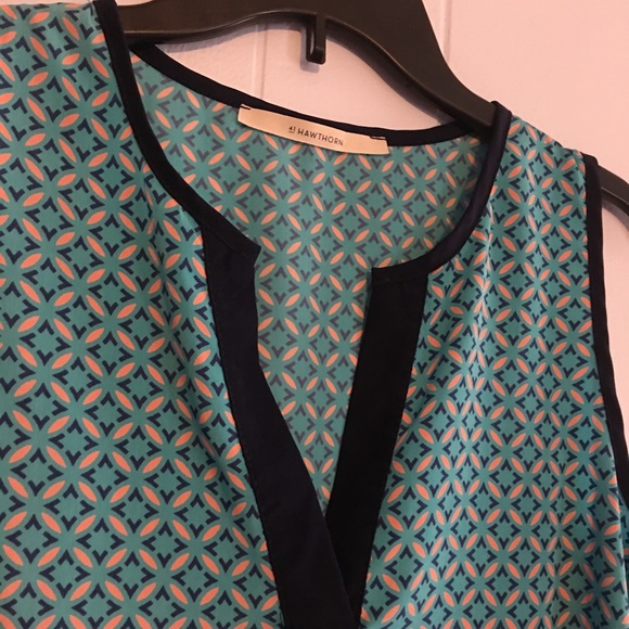 41 Hawthorn sleeveless print blouse - Picture 2 of 5